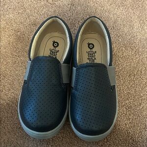 Old Soles Perforated Navy Slip-On Sneakers